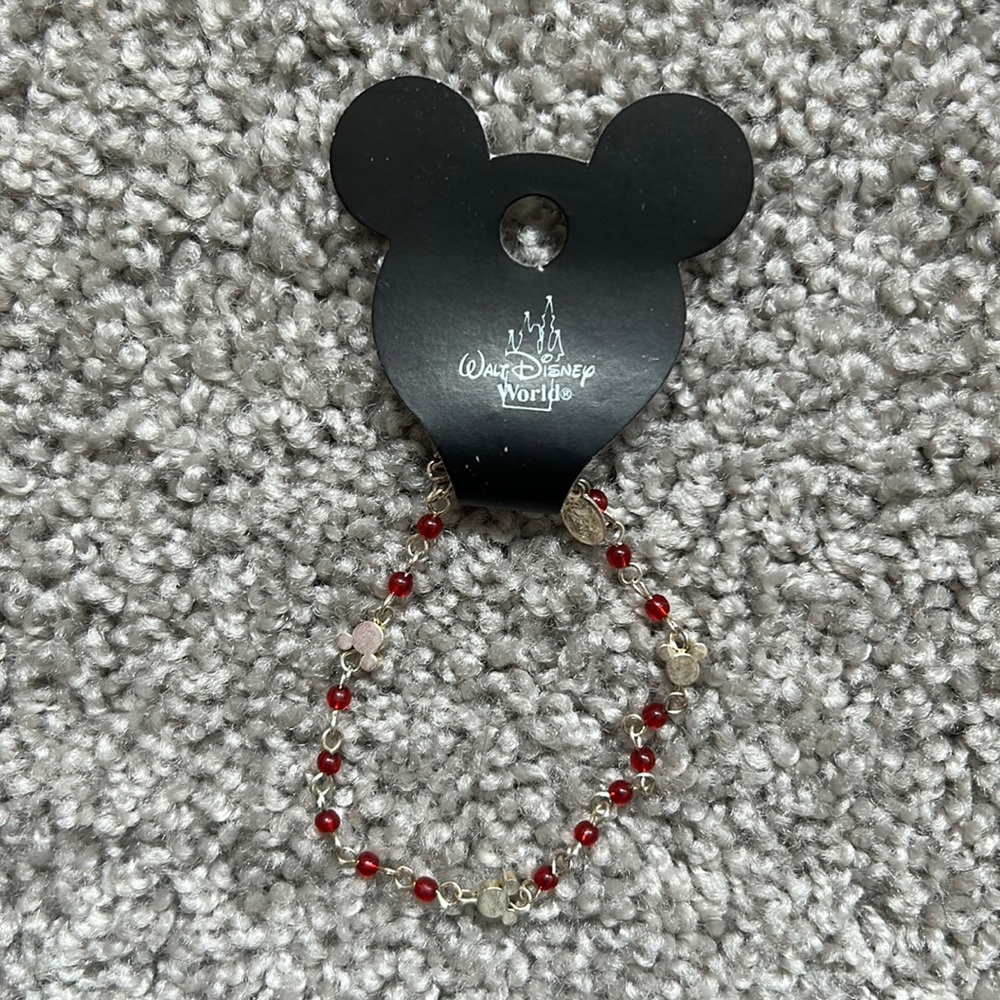 Walt Disney world red bracelet